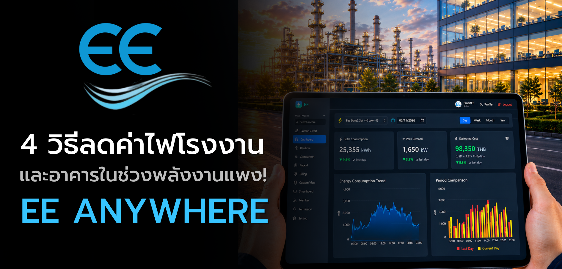 ระบบบริหารพลังงานไฟฟ้า SmartEE Anywhere